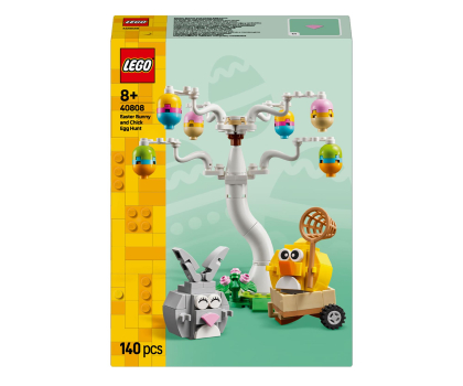Klocki LEGO® LEGO ICONIC 40808 Poszukiwanie pisanek z zajączkiem i kurczaczkie